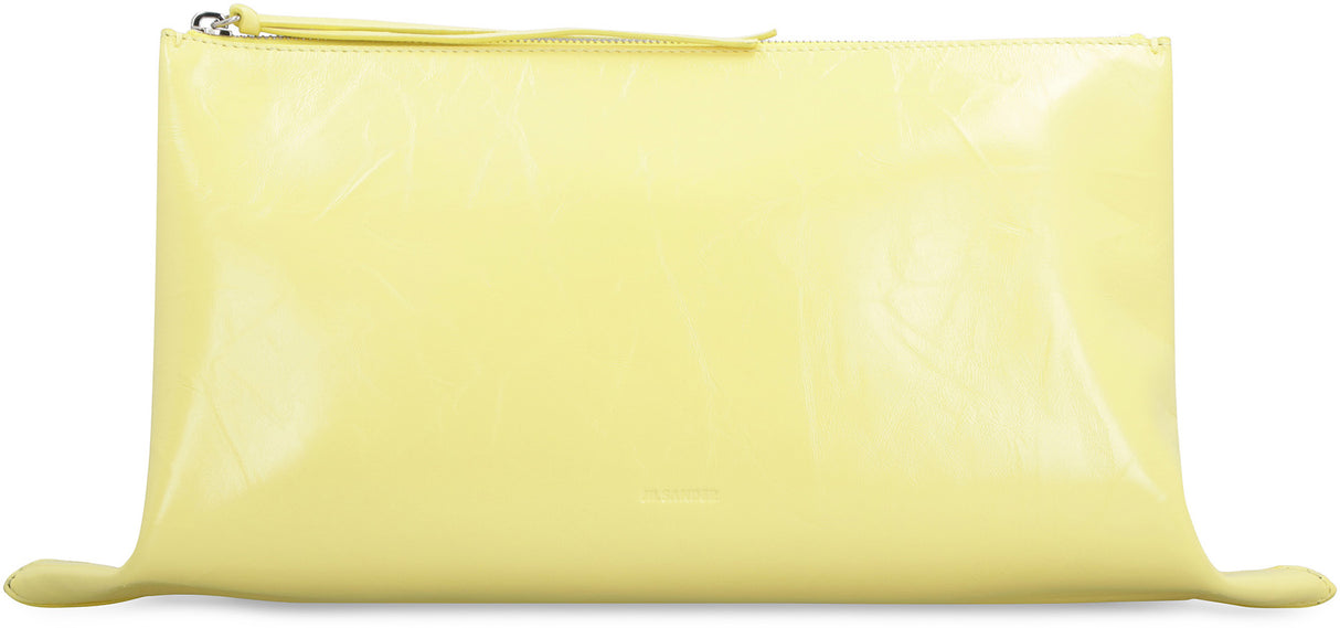 حقيبة كلاف باللون الأصفر للنساء من مجموعة SS23