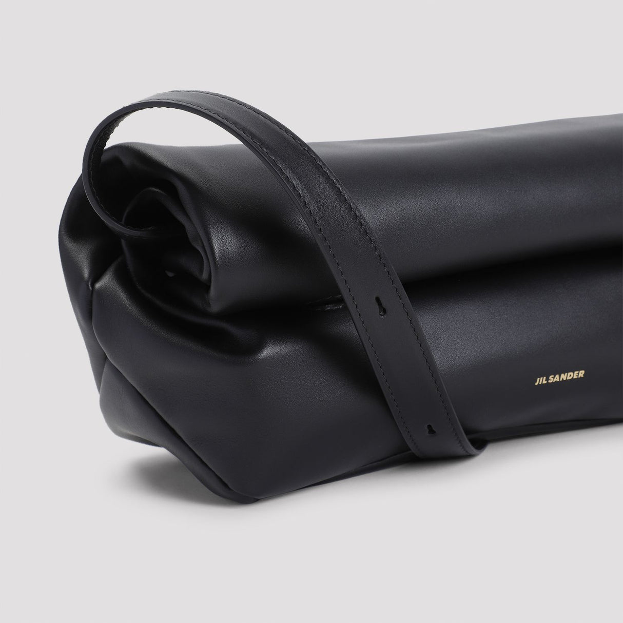 JIL SANDER Mini Rollup Leather Shoulder Bag - FW24