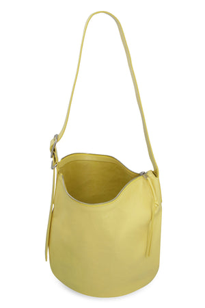 JIL SANDER Yellow Leather Crossbody Handbag - SS23 Collection