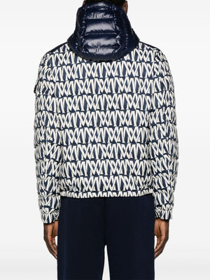 Dark Blue Men's Jacket for SS24 by Moncler