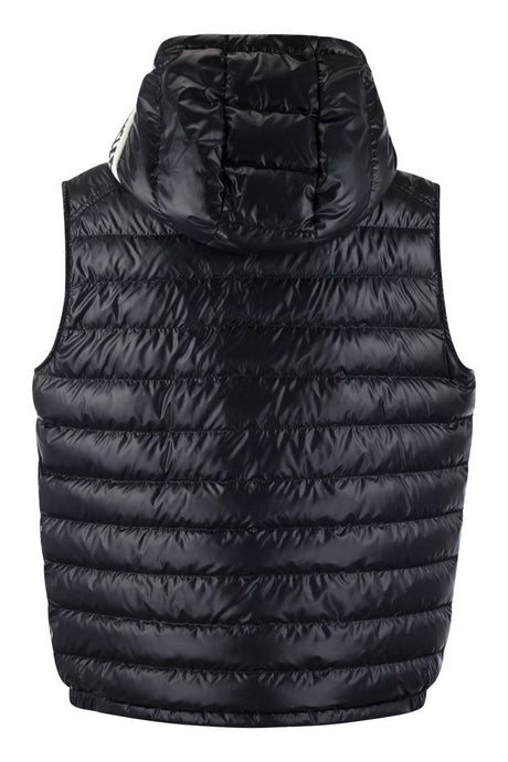 MONCLER Mens Black Down-Filled Gilet - SS24