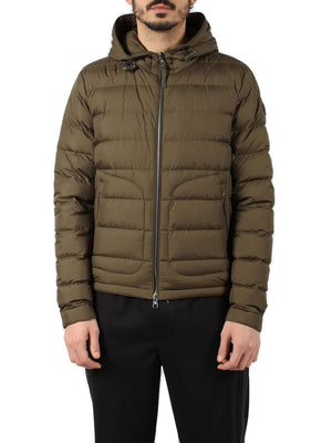 MONCLER Stylish Olive Green Men's Jacket for SS24