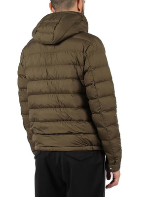 MONCLER Stylish Olive Green Men's Jacket for SS24