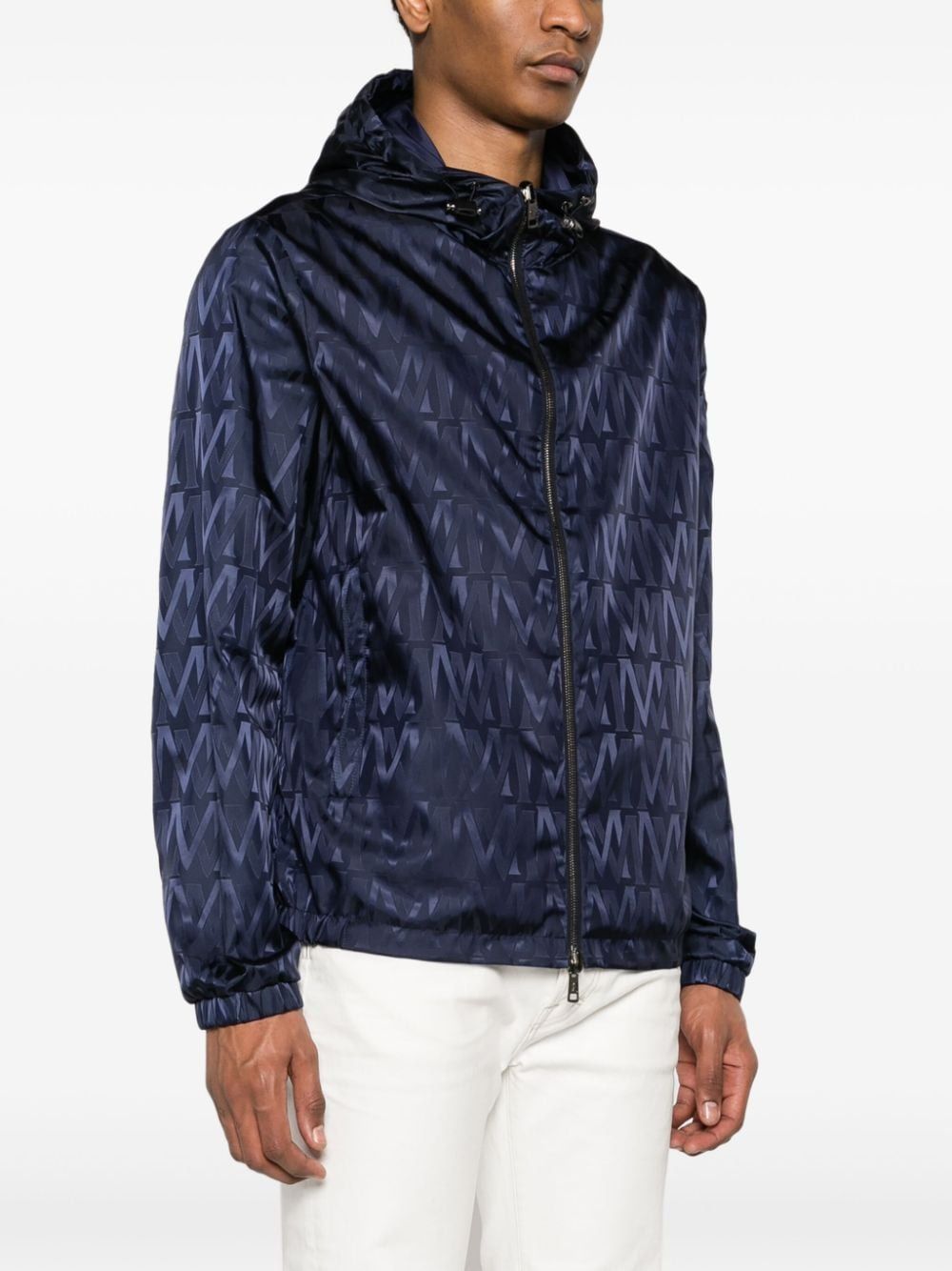 Dark Blue Men's Moncler Jacket - SS24 Collection