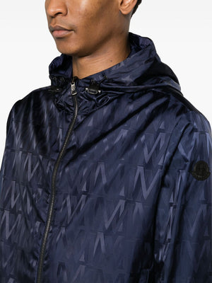 Áo khoác Moncler màu xanh đậm cho nam - bộ sưu tập SS24