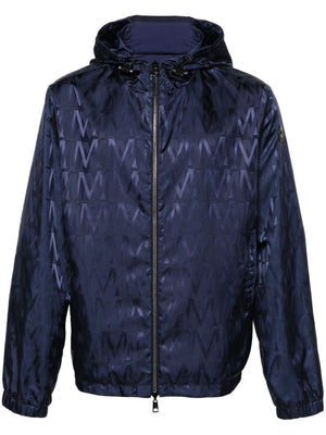 Dark Blue Men's Moncler Jacket - SS24 Collection