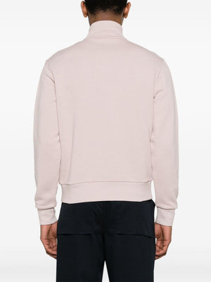 MONCLER Light Purple Cotton Sweatshirt for Men - Spring/Summer 2024 Collection