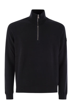 MONCLER Men's Essential T-Neck Knit Sweater