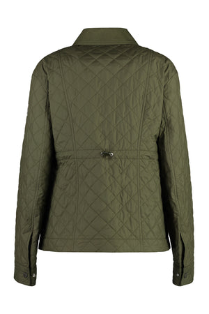 MONCLER Galene Techno Fabric Jacket in Green for Women - Size Guide Included