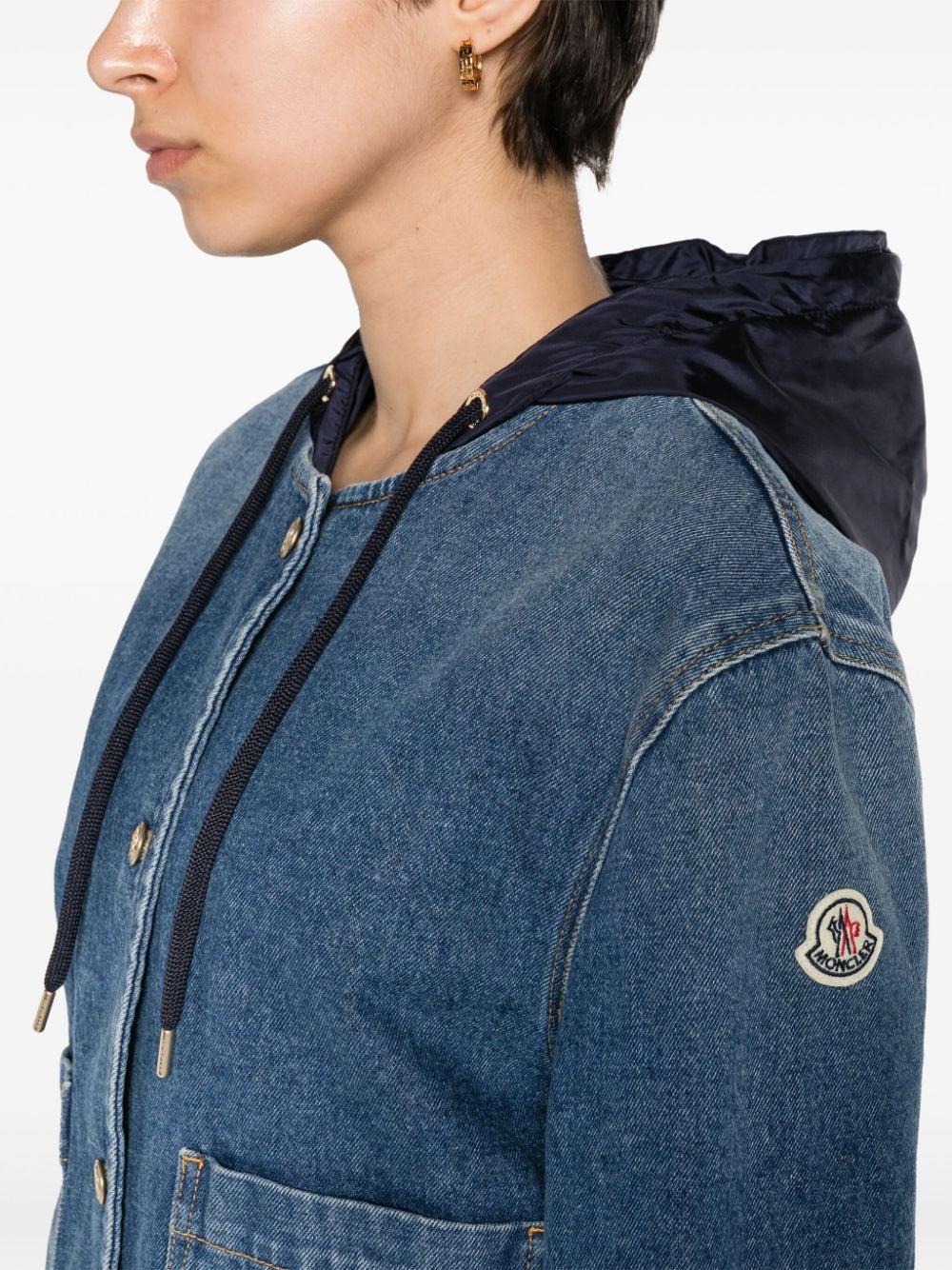 MONCLER Navy Blue Women's Spring/Summer 2024 Jacket