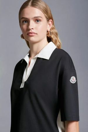 MONCLER Oversized Short-Sleeved Polo Shirt