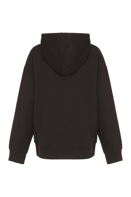 Embroidered Black Hoodie for Women - Classic MONCLER Style for SS24