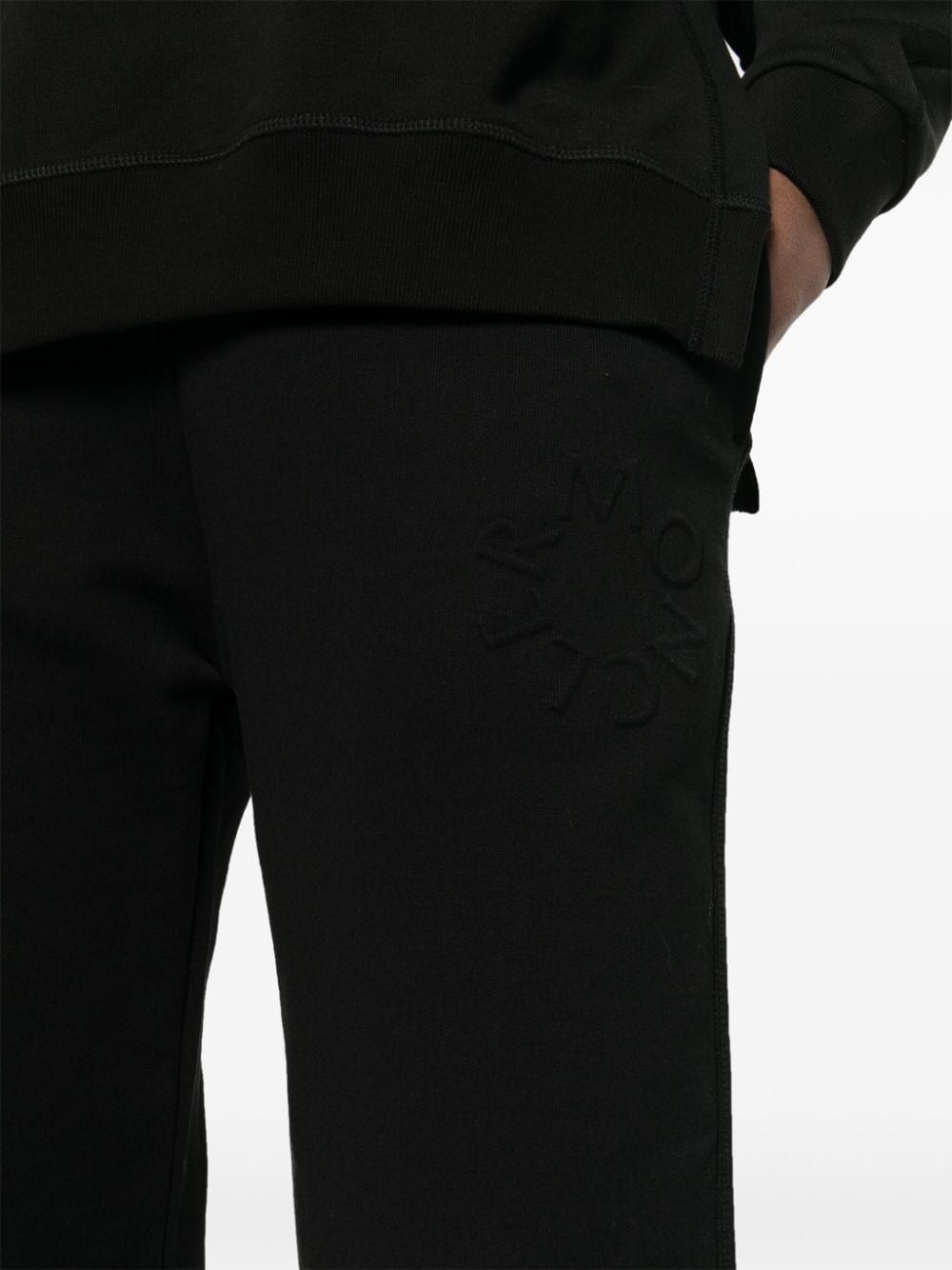 Black Cotton Jogging Pants for Women from SS24 Collection