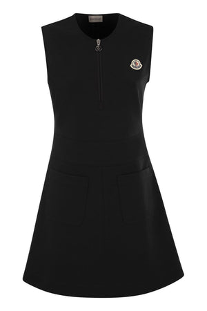 Sleeveless Cotton-Blend Dress for Women: Functional and Chic