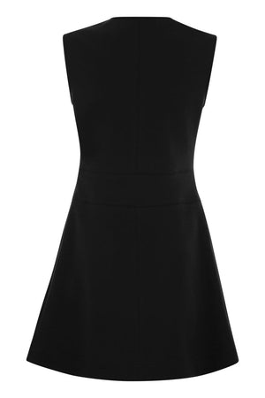 MONCLER Classic Black Mid Skirt for Women – 24SS Collection