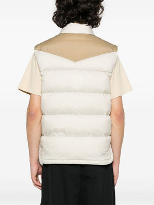 MONCLER MEN'S GREEN DOWN VEST FOR SS24