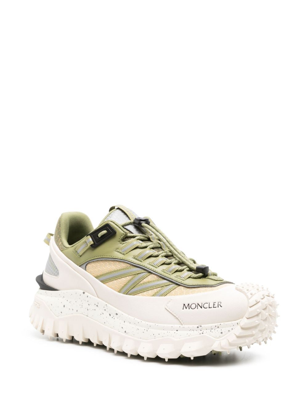 Men's Green Low Top Sneakers for SS24 by Moncler