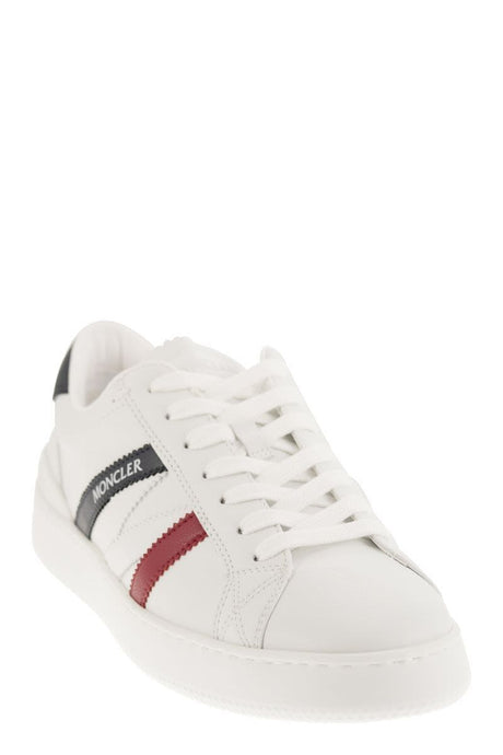 MONCLER Men's White Eco-Friendly Low Top Trainer