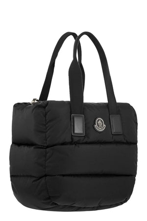 MONCLER Quilted Tote Handbag in Black for Women - 2024 SS Collection