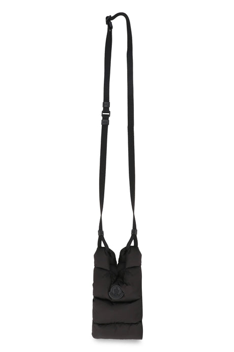 MONCLER Padded Nylon Crossbody Bag for Women in Black