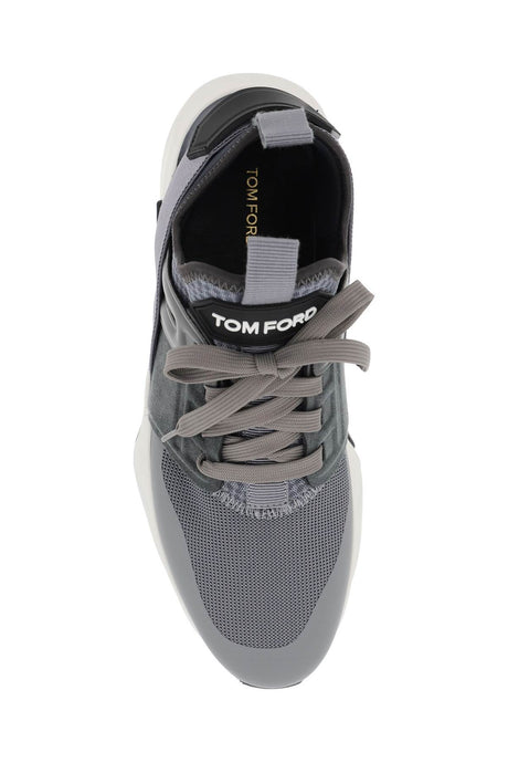 TOM FORD Logo Patch Lace-Up Sneaker for Men