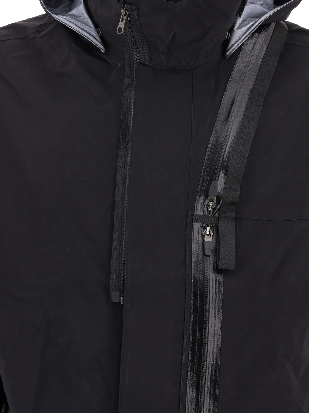 Áo khoác nam phong cách đen phù hợp FW23