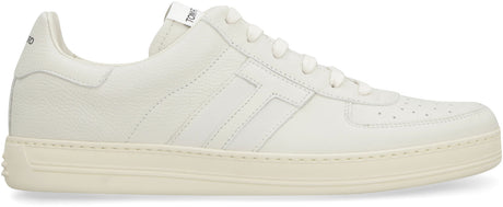 TOM FORD Men's White Low-Top Sneakers for FW23