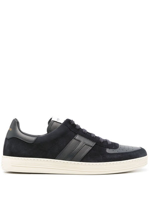 TOM FORD Midnight Elegance Suede Leather Sneakers