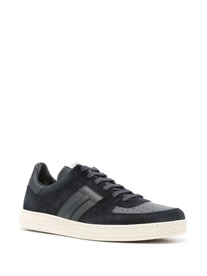 TOM FORD Midnight Elegance Suede Leather Sneakers