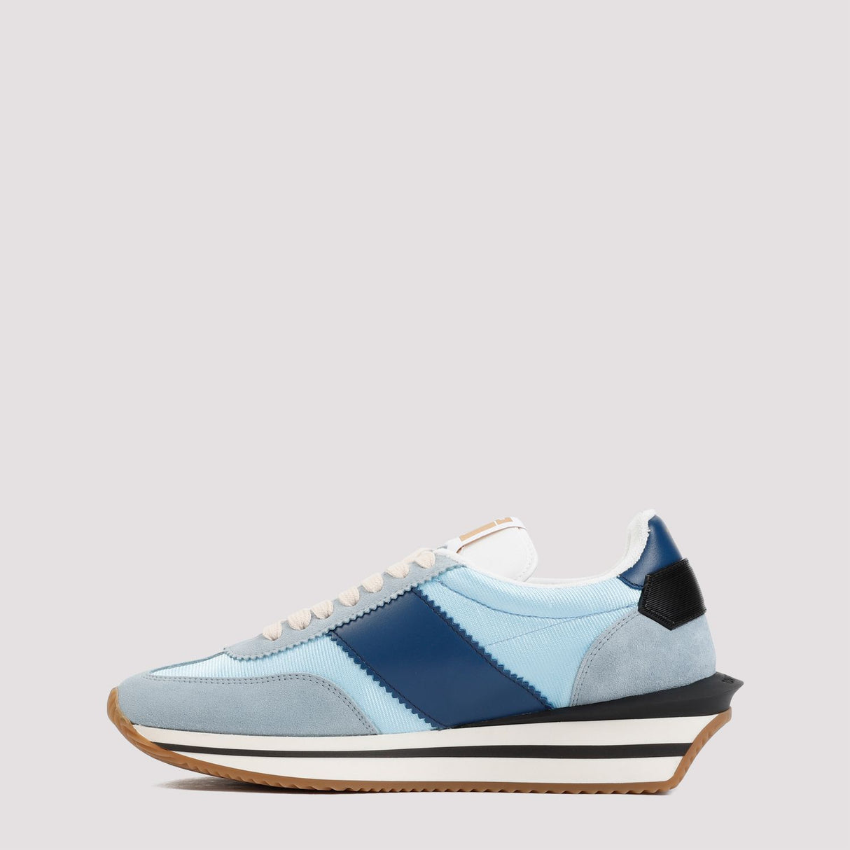 TOM FORD Blue Suede Sneakers for Men: Stylish and Comfortable for SS24