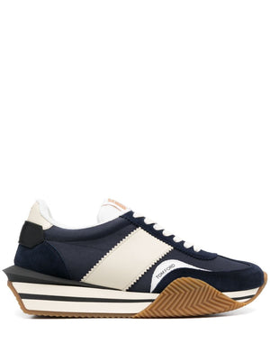 TOM FORD Midnight Strider Suede Sneakers