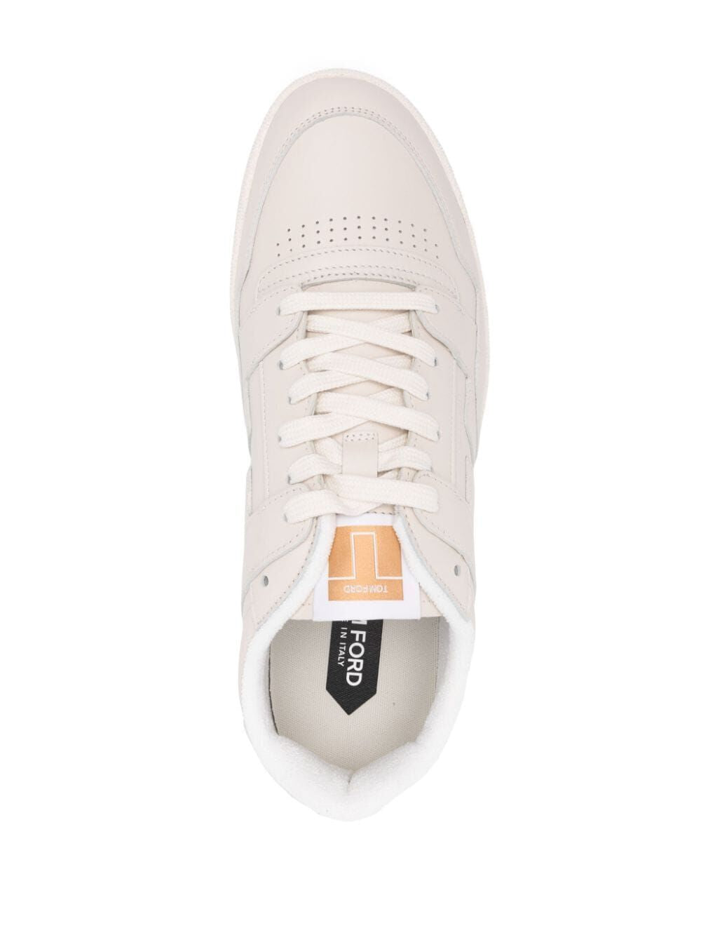 TOM FORD Jake Luxury White Leather Sneakers