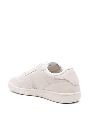 TOM FORD Men's Leather Panelled Sneakers - Round Toe Design