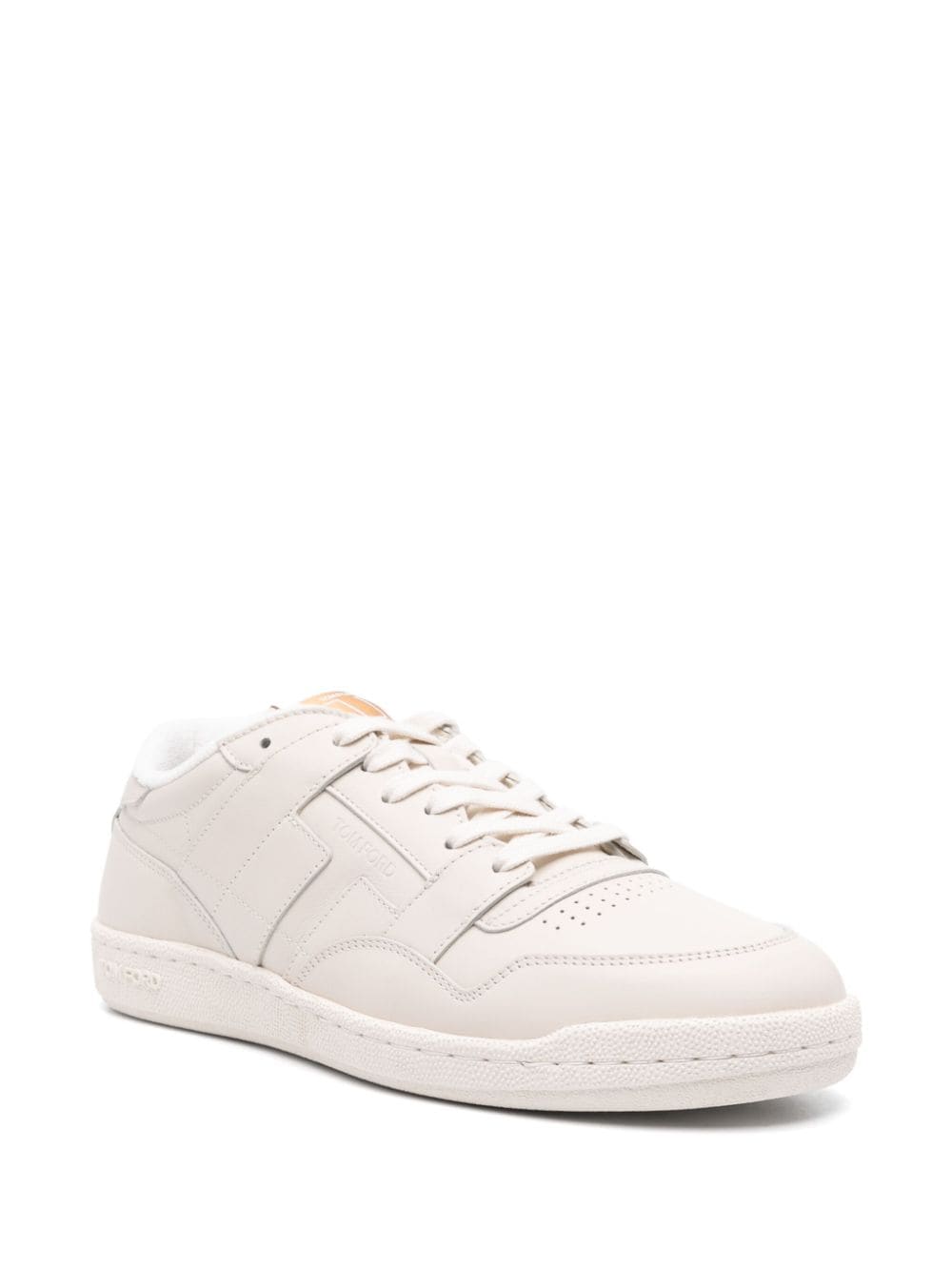 TOM FORD Leather Panelled Design Sneakers