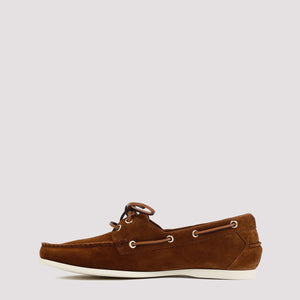 TOM FORD Men's Brown Suede Loafers for SS24
