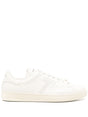 TOM FORD Light Beige Perforated Leather Sneakers for Men