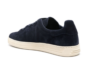 TOM FORD Stylish Navy Blue Lace-Up Sneakers for Men