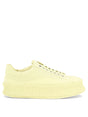 JIL SANDER Women's Olona Yellow Lace-Up Sneaker for FW23