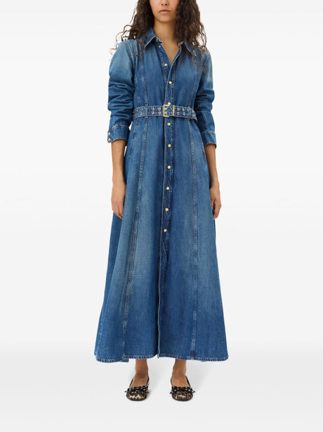 GANNI Denim Maxi Dress for Women