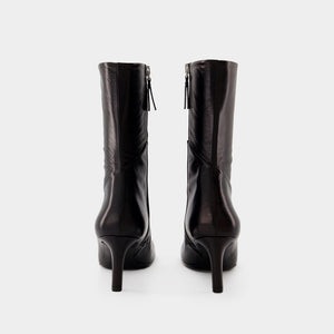 JIL SANDER Elegant Black Ankle Boots