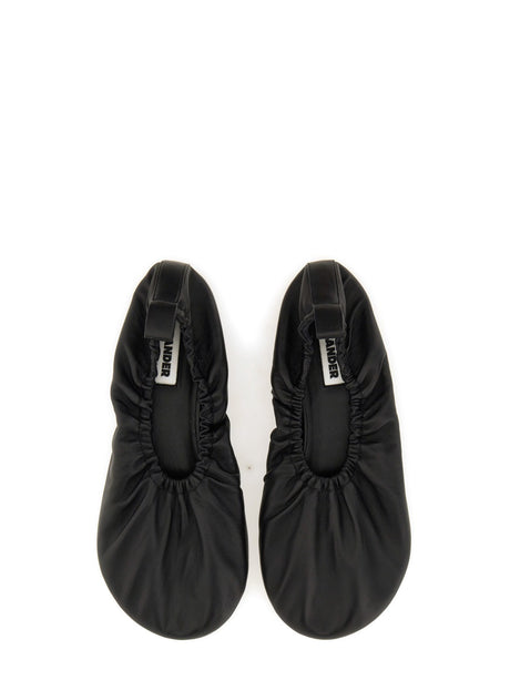 JIL SANDER Sheepskin Ballerina Flats for Women