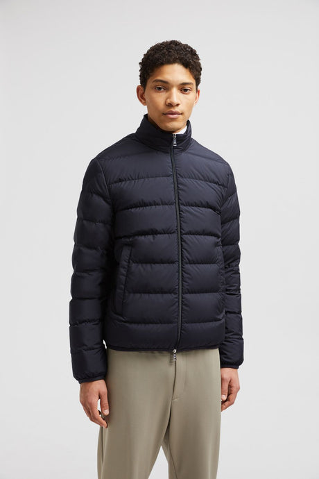 MONCLER Sleek Short Down Jacket with Side Pockets