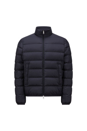 MONCLER Charcoal Polyester Jacket for Men