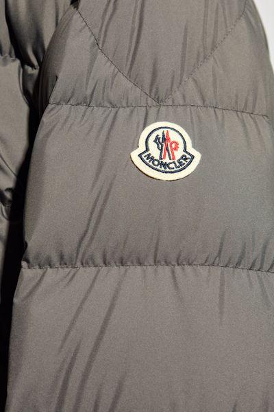 MONCLER Charcoal Polyester Jacket for Men