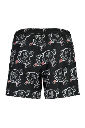 MONCLER Mini Printed Swim Shorts for Men