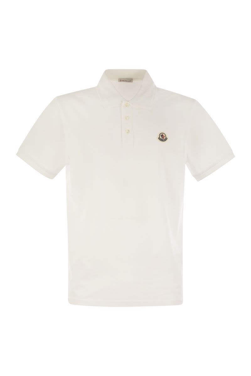 MONCLER Classic Regular Fit Polo Shirt with Logo