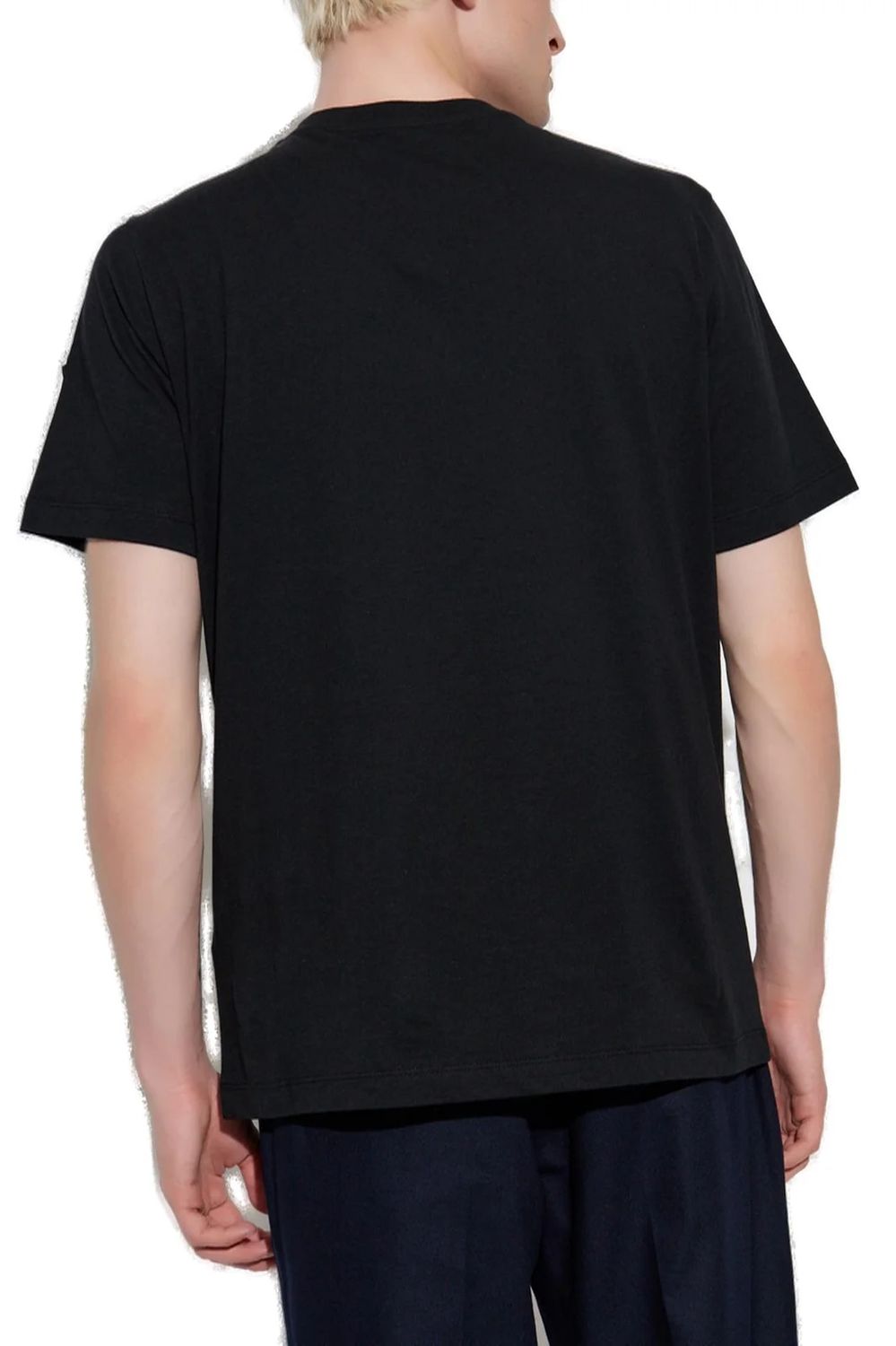 MONCLER Luxury Leather Tee for Men - FW24 Collection