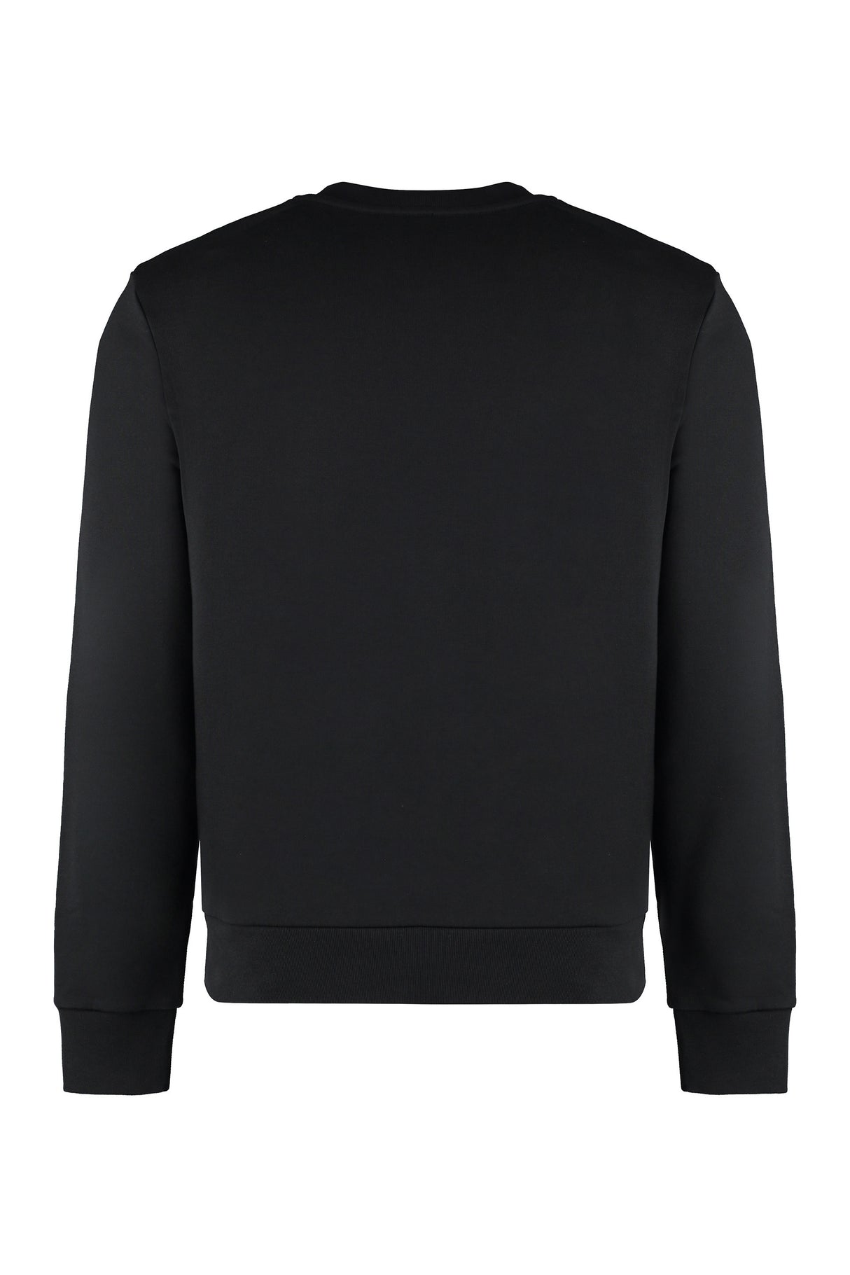 MONCLER Essential Black Cotton Pullover