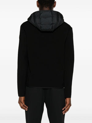 MONCLER Elegant Black Cardigan for Men