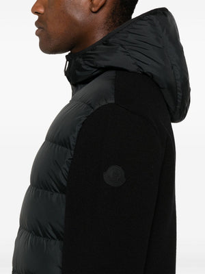 MONCLER Elegant Black Cardigan for Men